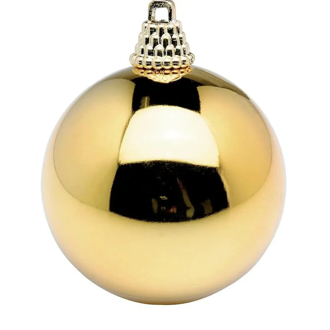 DecoWoerner Bolas De Navidad>Bolas De Navidad De Plástico Dorado Brillante, 6 Cm Ø - 24 Piezas