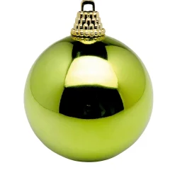 DecoWoerner Bolas De Navidad>Bolas De Navidad De Plástico Claro Brillante, 6 Cm Ø - 24 Piezas