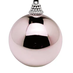 DecoWoerner Bolas De Navidad>Bolas De Navidad De Plástico Brillante, 6 Cm Ø - 24 Piezas
