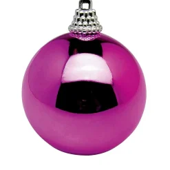 DecoWoerner Bolas De Navidad>Bolas De Navidad De Plástico Brillante, 6 Cm Ø - 24 Piezas