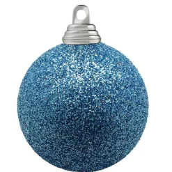 DecoWoerner Bolas De Navidad>Bolas De Navidad De Plástico Con Purpurina En Color Vaquero, 6 Cm Ø - 6 Piezas