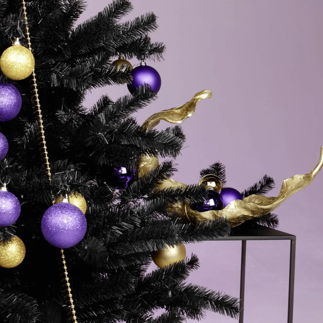 DecoWoerner Bolas De Navidad>Bolas De Navidad De Plástico Con Purpurina, 6 Cm Ø - 6 Piezas