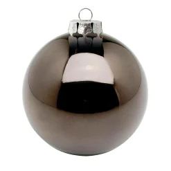 DecoWoerner Bolas De Navidad>Bolas De Navidad De Plástico Sin Costura, Brillante Ø 8 Cm