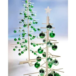 DecoWoerner Bolas De Navidad>Bolas De Navidad De Plástico Ignífugo Brillante, 6 Cm Ø - 24 Piezas