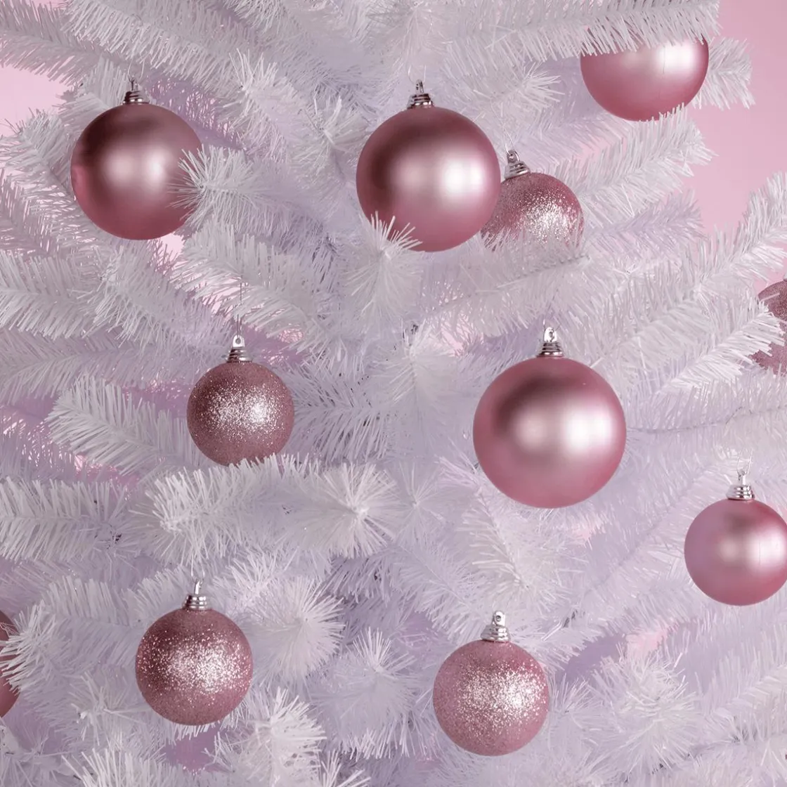 DecoWoerner Bolas De Navidad>Bolas De Navidad De Plástico Ignífugo Mate