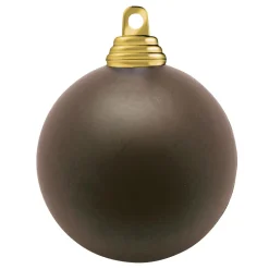DecoWoerner Bolas De Navidad>Bolas De Navidad De Plástico Ignífugo Moca Mate