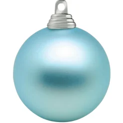 DecoWoerner Bolas De Navidad>Bolas De Navidad De Plástico Claro Mate, Ignífugo, 6 Cm Ø - 24 Piezas