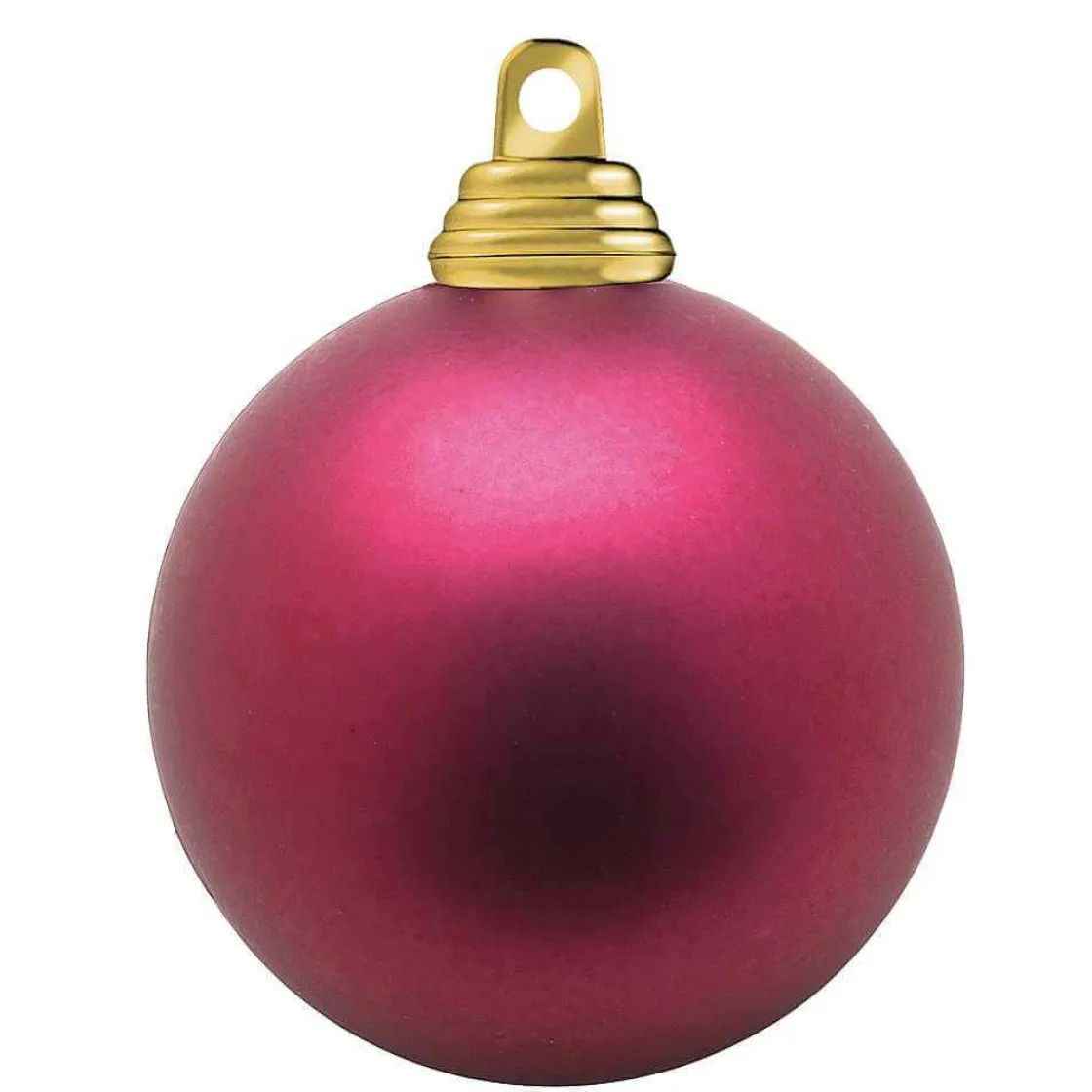 DecoWoerner Bolas De Navidad>Bolas De Navidad De Plástico Baya Mate, Ignífugo, 6 Cm Ø - 24 Piezas