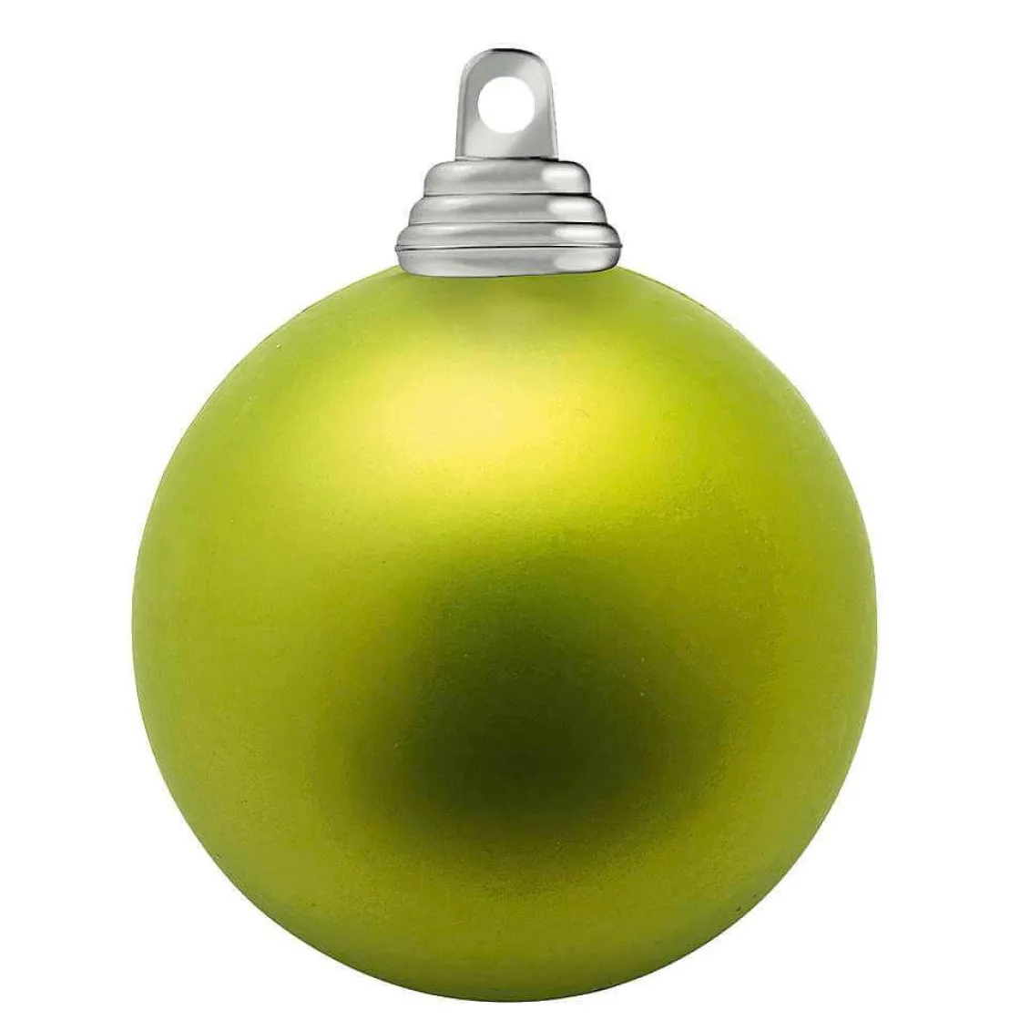 DecoWoerner Bolas De Navidad>Bolas De Navidad De Plástico Lima Mate, Ignífugo, 6 Cm Ø - 24 Piezas