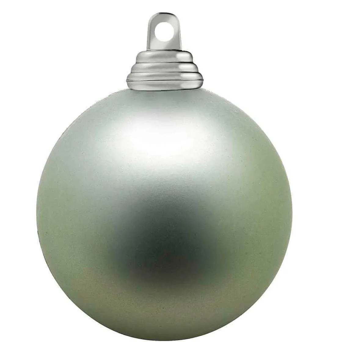 DecoWoerner Bolas De Navidad>Bolas De Navidad De Plástico Salvia Mate, 6 Cm Ø - 24 Piezas