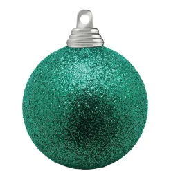 DecoWoerner Bolas De Navidad>Bolas De Navidad De Purpurina En Plástico Agua, 6 Cm Ø - 6 Piezas