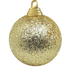 DecoWoerner Bolas De Navidad>Bolas De Navidad Doradas De Plástico, 6 Cm Ø - 6 Piezas