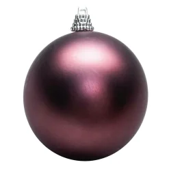 DecoWoerner Bolas De Navidad>Bolas De Navidad Mate, 8 Cm, Púrpura, 12 Bolas