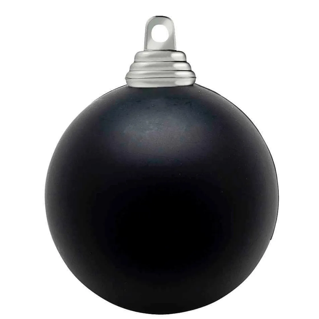 DecoWoerner Bolas De Navidad>Bolas De Navidad Negras, Mate, De Plástico Ignífugo, 6 Cm Ø - 24 Piezas