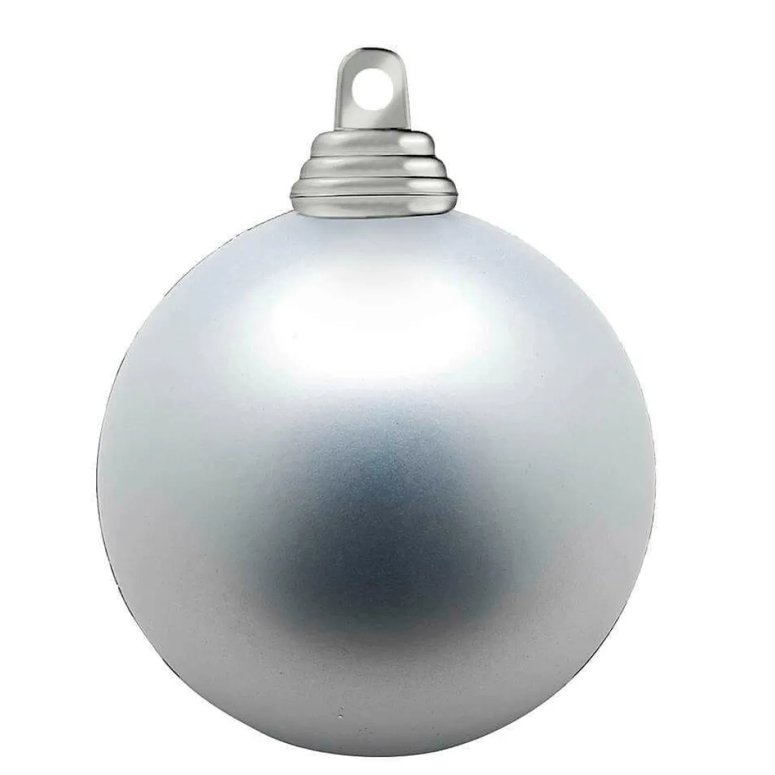 DecoWoerner Bolas De Navidad>Bolas De Navidad Plateadas, Mate, De Plástico Ignífugo, 6 Cm Ø - 24 Piezas