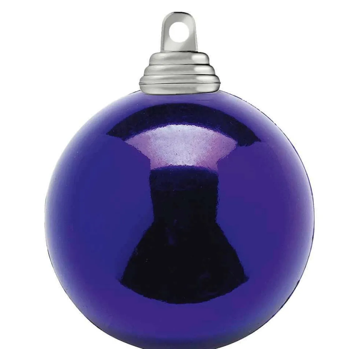 DecoWoerner Bolas De Navidad>Bolas De Navidad Púrpura, Brillantes, De Plástico Ignífugo, De 6 Cm De Diámetro - 24 Unidades.