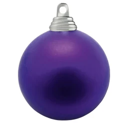 DecoWoerner Bolas De Navidad>Bolas De Navidad Púrpura, Mate, De Plástico Ignífugo, 6 Cm Ø - 24 Piezas