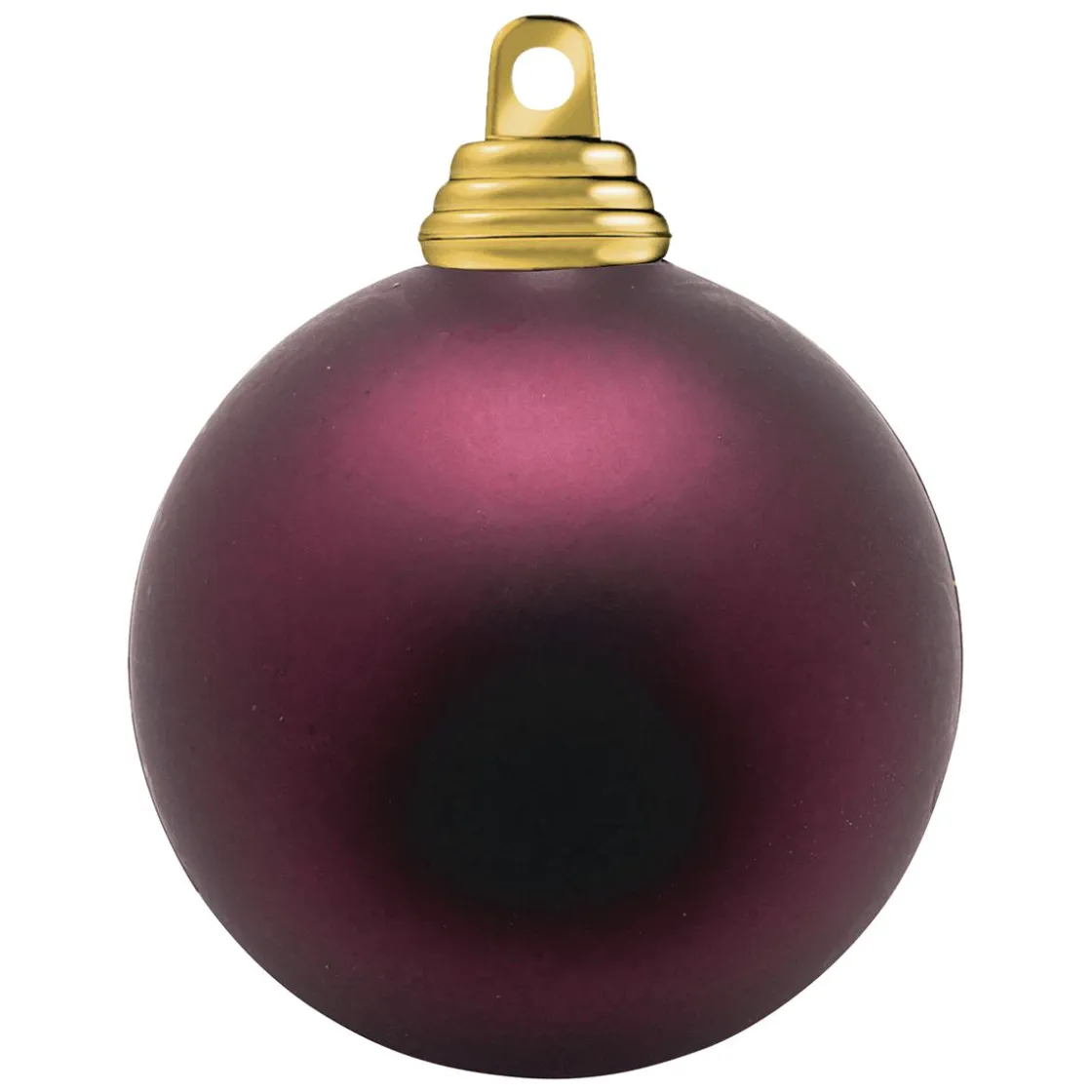 DecoWoerner Bolas De Navidad>Bolas De Navidad Oscuro, Mate, De Plástico Ignífugo, 6 Cm Ø - 24 Piezas