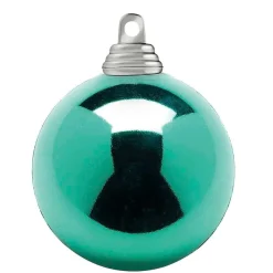 DecoWoerner Bolas De Navidad>Bolas De Navidad Agua Brillante De Plástico Ignífugo, 6 Cm Ø - 24 Unidades.