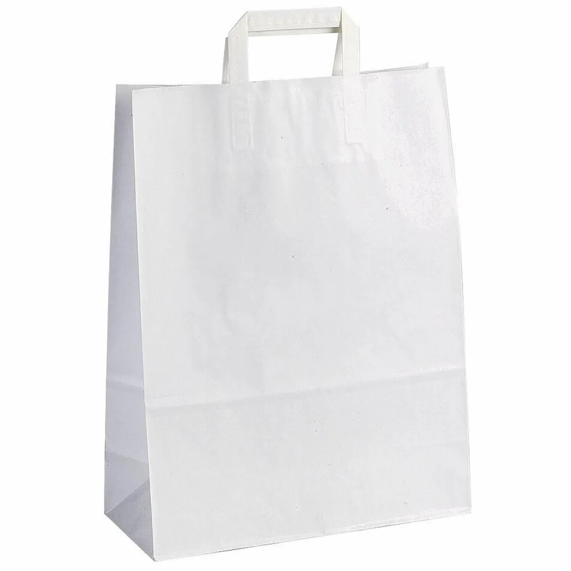 DecoWoerner Bolsas De Regalo Y Bolsas Portátiles>Bolsa De Papel, Blanca, Tamaño 2: 36 X 22 + 10 Cm