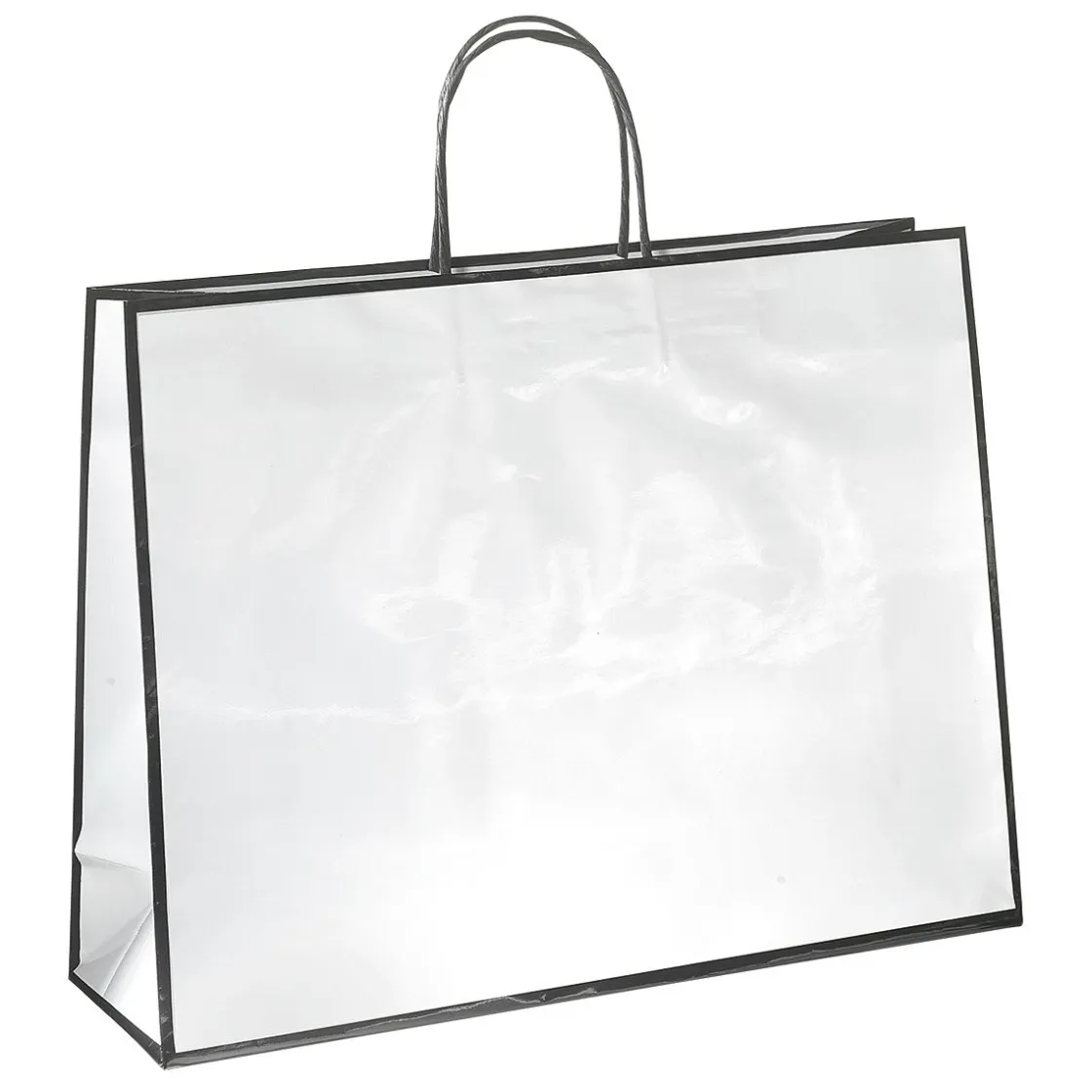 DecoWoerner Bolsas De Regalo Y Bolsas Portátiles>Bolsa De Papel "Coco" Blanca 30 X 40 Cm 25 Piezas, 155 Gr/m²