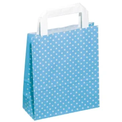 DecoWoerner Bolsas De Regalo Y Bolsas Portátiles>Bolsa De Papel Kraft "Puntitos" 22 X 18 Cm, Pastel