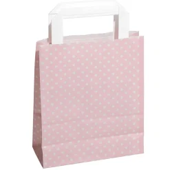 DecoWoerner Bolsas De Regalo Y Bolsas Portátiles>Bolsa De Papel Kraft "Puntitos" 22 X 18 Cm, da