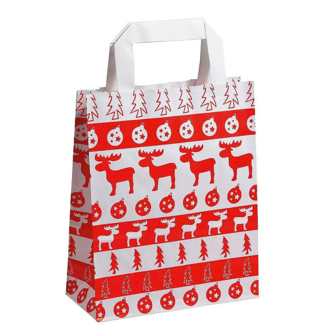 DecoWoerner Bolsas De Regalo Y Bolsas Portátiles>Bolsa De Papel "Noruega" 22 X 18 Cm