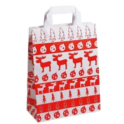 DecoWoerner Bolsas De Regalo Y Bolsas Portátiles>Bolsa De Papel "Noruega" 28 X 22 Cm