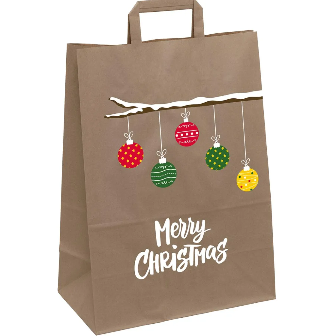 DecoWoerner Bolsas De Regalo Y Bolsas Portátiles>Bolsa De Papel Rama De Navidad