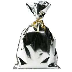 DecoWoerner Bolsitas Con Cordón>Bolsa De Regalo, Brillante, Color , 20 X 35 Cm