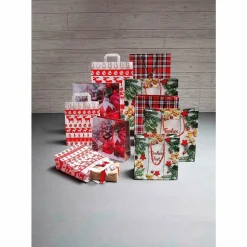 DecoWoerner Bolsas De Regalo Y Bolsas Portátiles>Bolsa De Regalo "Fiesta Feliz" 28 X 28 Cm 25 Piezas