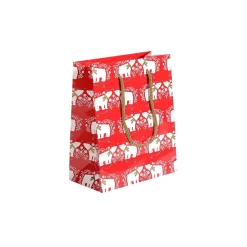 DecoWoerner Bolsas De Regalo Y Bolsas Portátiles>Bolsa De Regalo Oso Polar Pack De 12 23 X 19 X 10 Cm, 150 Gr/m