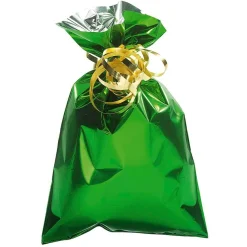 DecoWoerner Bolsitas Con Cordón>Bolsa De Regalo, Tono Brillante, Color Oscuro, 15 X 25 Cm