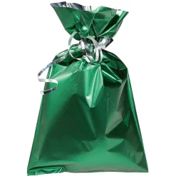DecoWoerner Bolsitas Con Cordón>Bolsa De Regalo, Tono Mate, Color Oscuro, 20 X 35 Cm