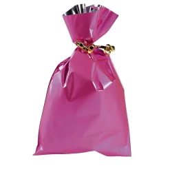 DecoWoerner Bolsitas Con Cordón>Bolsa De Regalos, Mate, Color Fucsia, 20 X 35 Cm