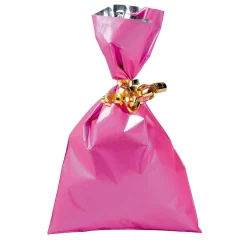DecoWoerner Bolsitas Con Cordón>Bolsa De Regalos, Mate, Fucsia, 15 X 25 Cm