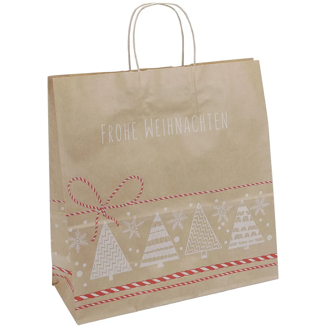 DecoWoerner Bolsas De Regalo Y Bolsas Portátiles>Bolsa De Transporte Abetos De Invierno 50 Unidades