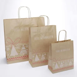 DecoWoerner Bolsas De Regalo Y Bolsas Portátiles>Bolsa De Transporte Abetos De Invierno 50 Unidades