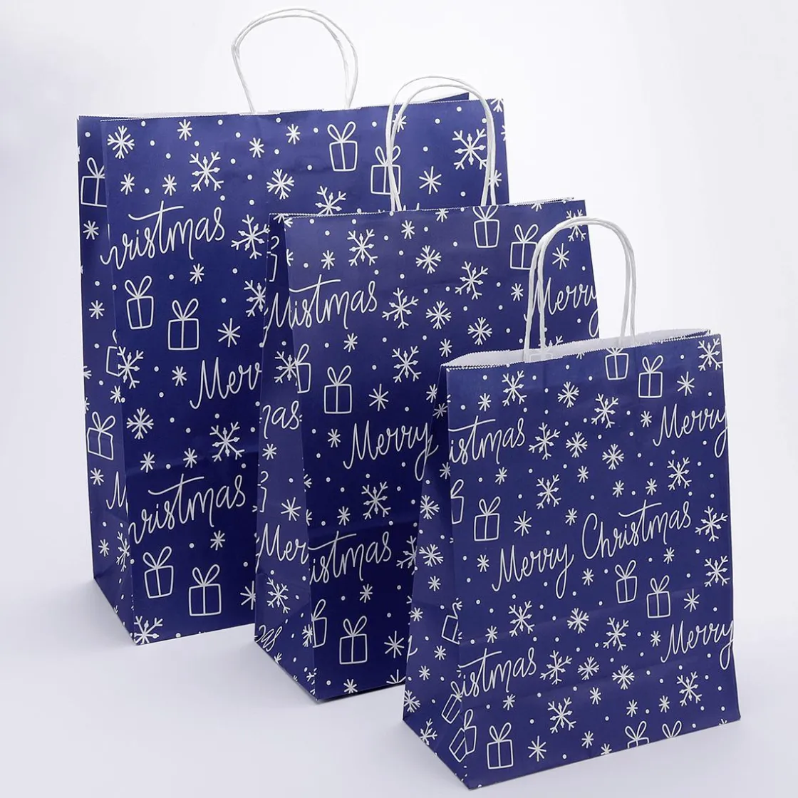 DecoWoerner Bolsas De Regalo Y Bolsas Portátiles>Bolsa De Transporte Nochebuena 50 Unidades