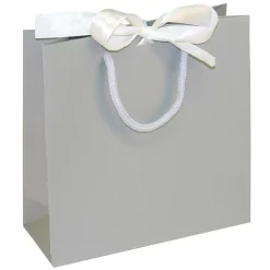 DecoWoerner Bolsas De Regalo Y Bolsas Portátiles>Bolsas De Regalo, 20 X 20 X 8 Cm, 25 Piezas, 200 G/ M², Con Lazo De Raso A Juego