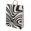 DecoWoerner Go Green - Envoltorio Para Regalo Ecológico|Bolsas De Regalo Y Bolsas Portátiles>Bolsas De Regalo Ecológicas Con Patrón De Cebra 50 Piezas 12 X 26 X 34 Cm
