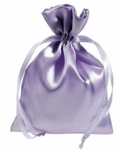 DecoWoerner Bolsitas Con Cordón>Bolsas De Satén 18 Cm, 30 Unidades, Morado