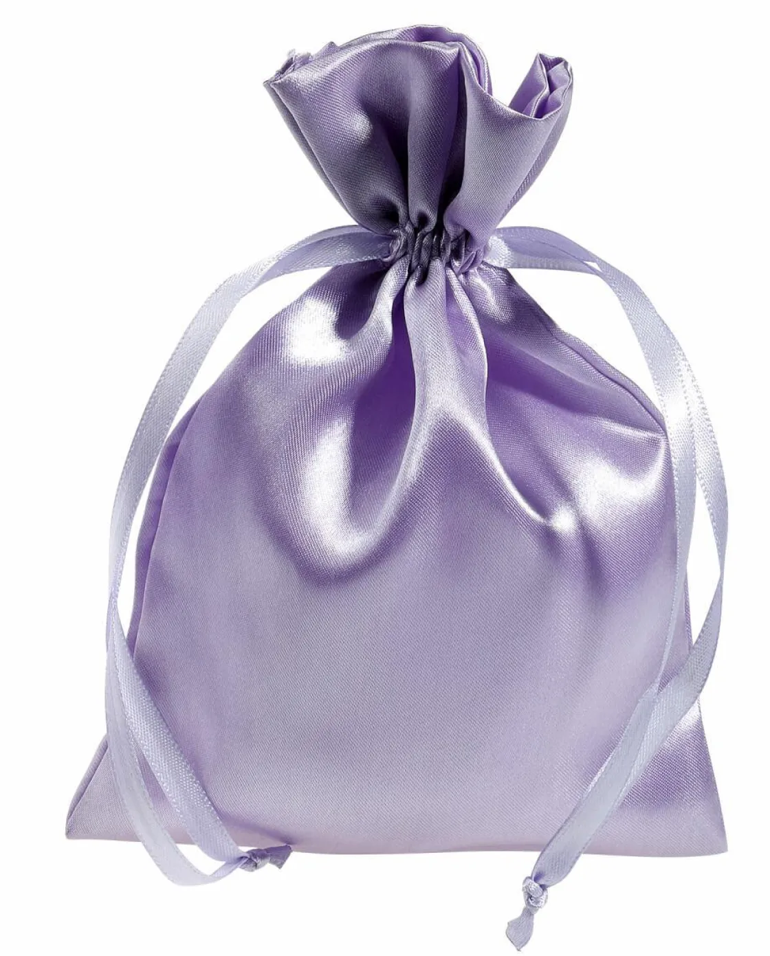 DecoWoerner Bolsitas Con Cordón>Bolsas De Satén 18 Cm, 30 Unidades, Morado
