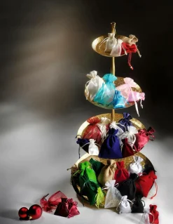 DecoWoerner Bolsitas Con Cordón>Bolsita De Yute, 10 Cm,