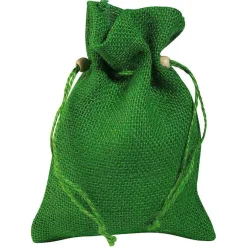 DecoWoerner Bolsitas Con Cordón>Bolsita De Yute, 18 Cm,
