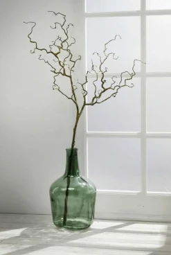 DecoWoerner Decoración De Otoño|Macetas Y Artículos De Decoración>Botella De Vidrio Jarrón De Vidrio 45 Cm