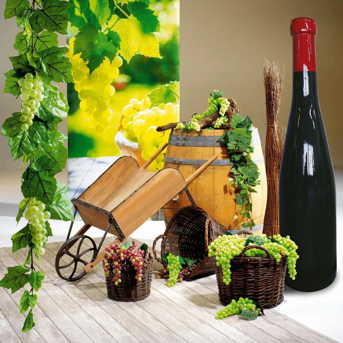 DecoWoerner Decoración De Otoño|Chupetes Xxl>Botella De Vino XXL De Imitación Altura 170 Cm