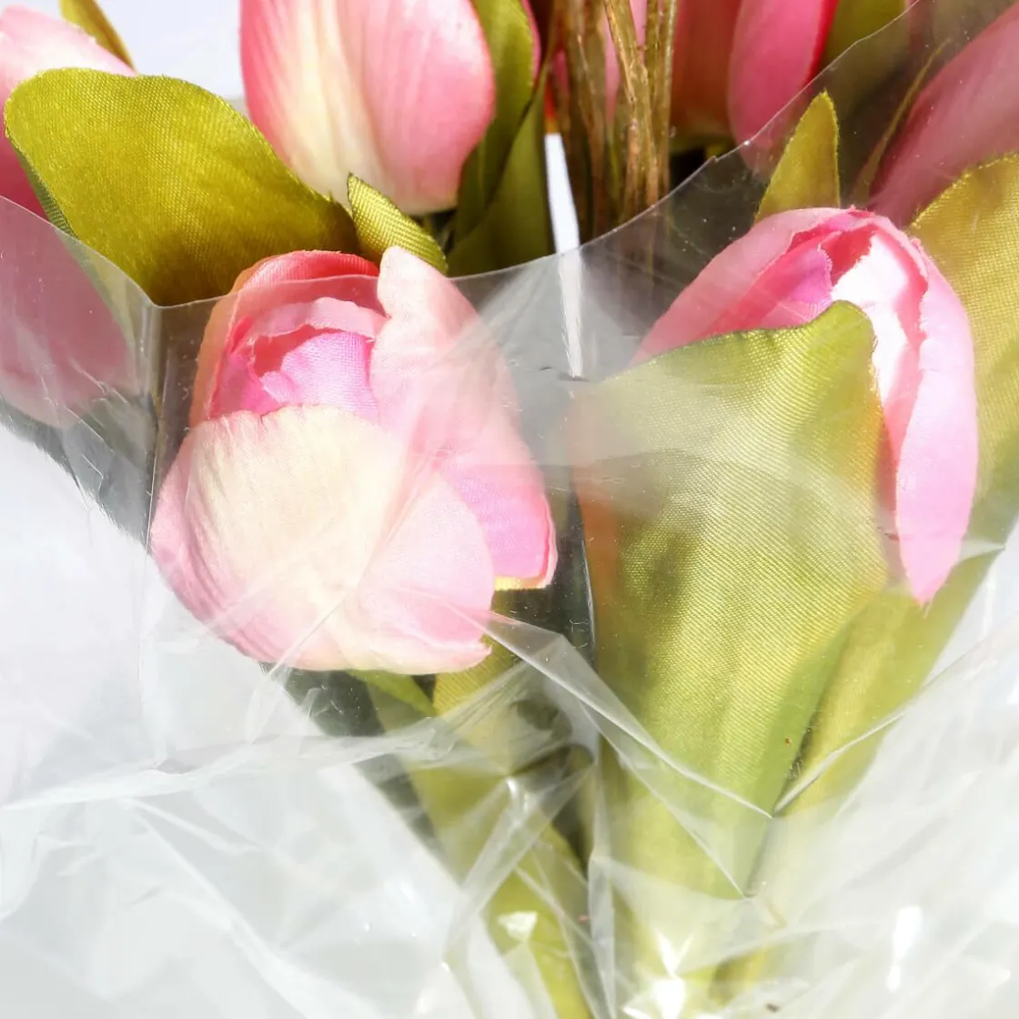 DecoWoerner Decoración De Primavera|Ramos Y Coronas De Flores>Buqué De Tulipanes Artificiales , 30 Cm