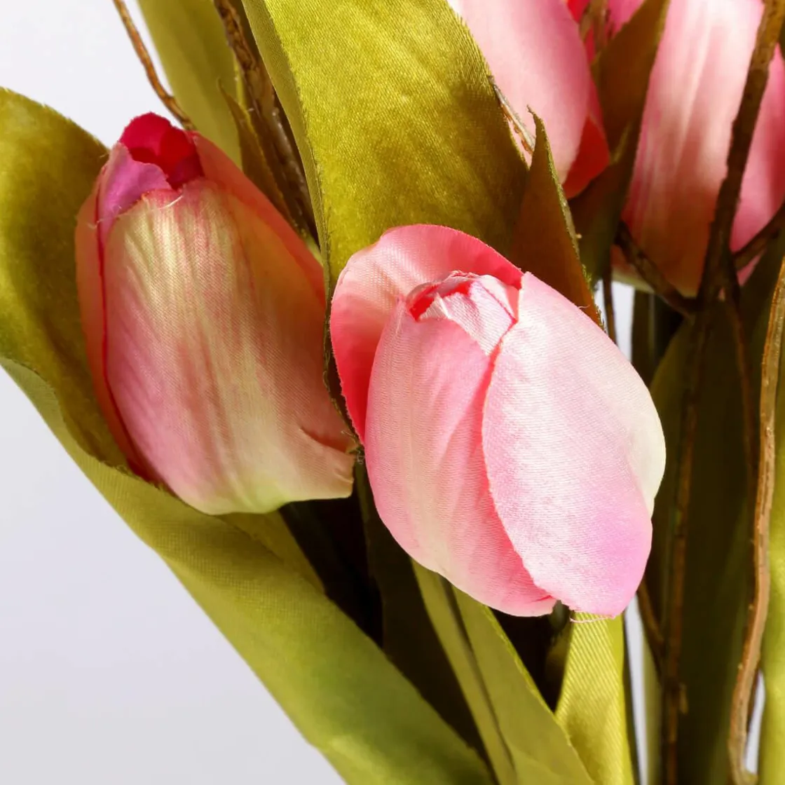 DecoWoerner Decoración De Primavera|Ramos Y Coronas De Flores>Buqué De Tulipanes Artificiales , 30 Cm